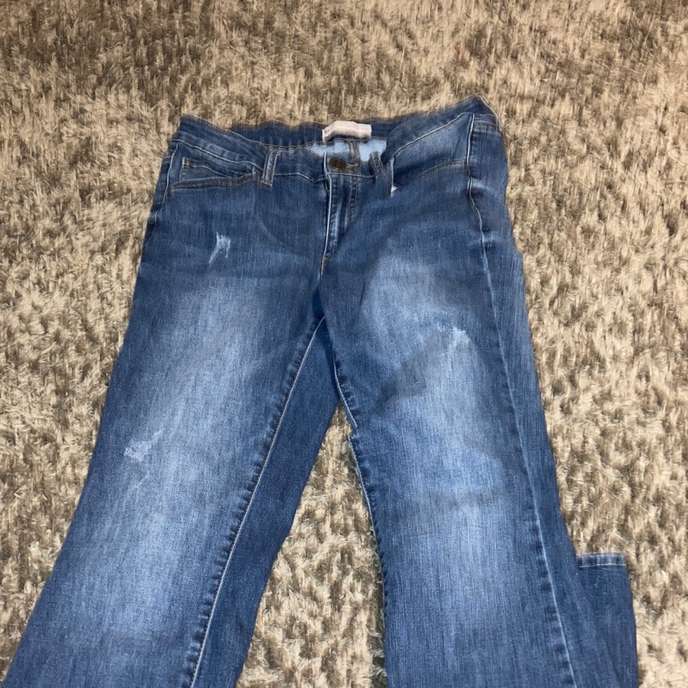 Blue jeans size 11 :)